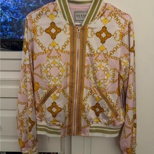GUESS Women's Pink and Gold Jacket NEW